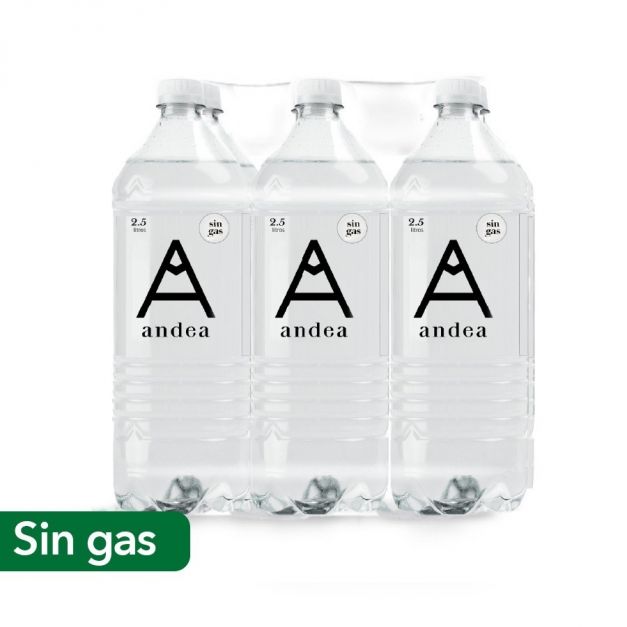 Agua Sin Gas Andea Pet 2.5 Litros Pqte. 6 und.