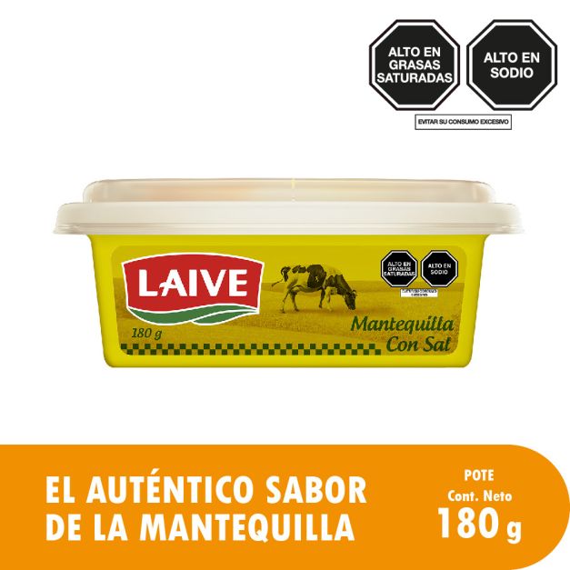 Mantequilla Con Sal Laive Pote 180 g