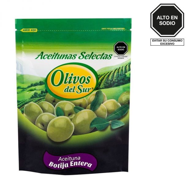 Aceitunas Negras Botija Variedad Sevillana Olivos Del Sur Bolsa 1.8 kg