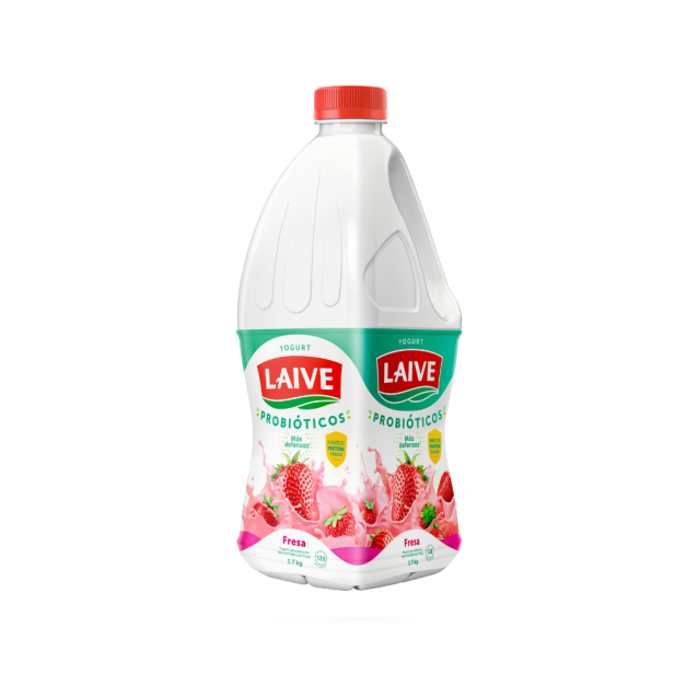Yogurt Probiótico Laive Fresa Galonera 1.7 Kg