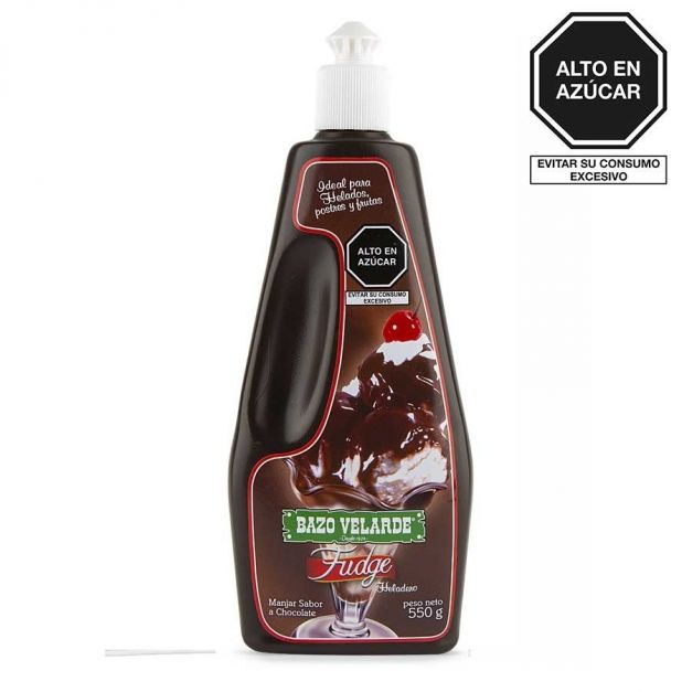 Fudge Heladero Bazo Velarde Frasco 550 g