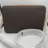 Crossbody Michael Kors Jet Set Brown Print Mk
