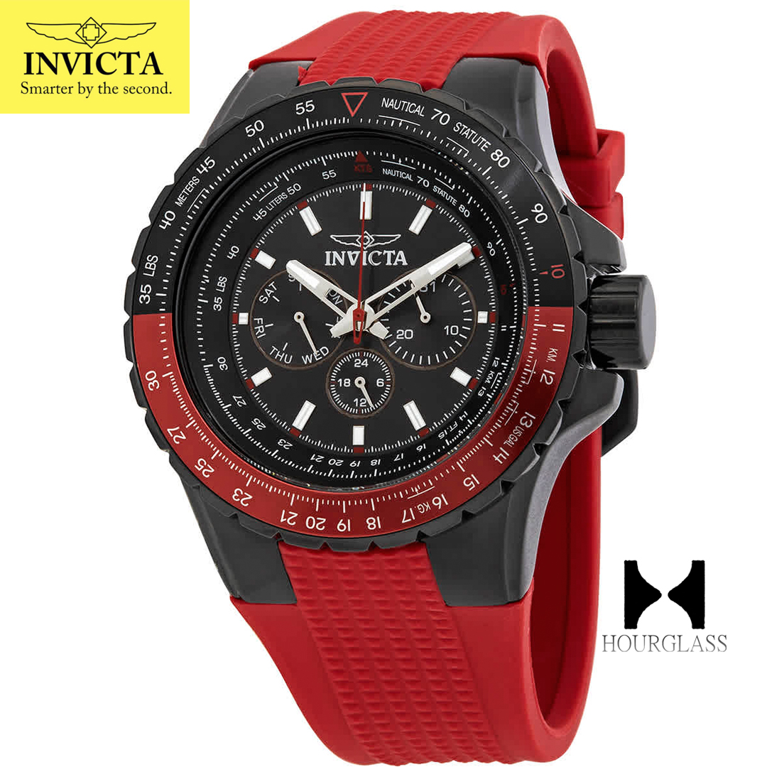 reloj invicta rojo