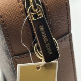 Crossbody Michael Kors Jet Set Brown Print Mk