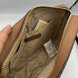 Crossbody Michael Kors Jet Set Brown Print Mk