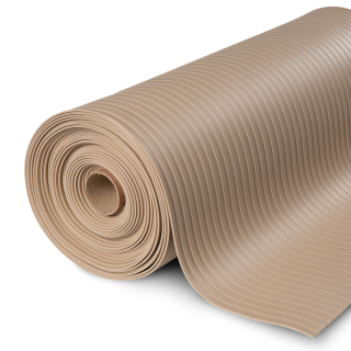 PISOBUS PVC ACANALADO BEIGE EN ROLLO ANCHO 0.60cm
