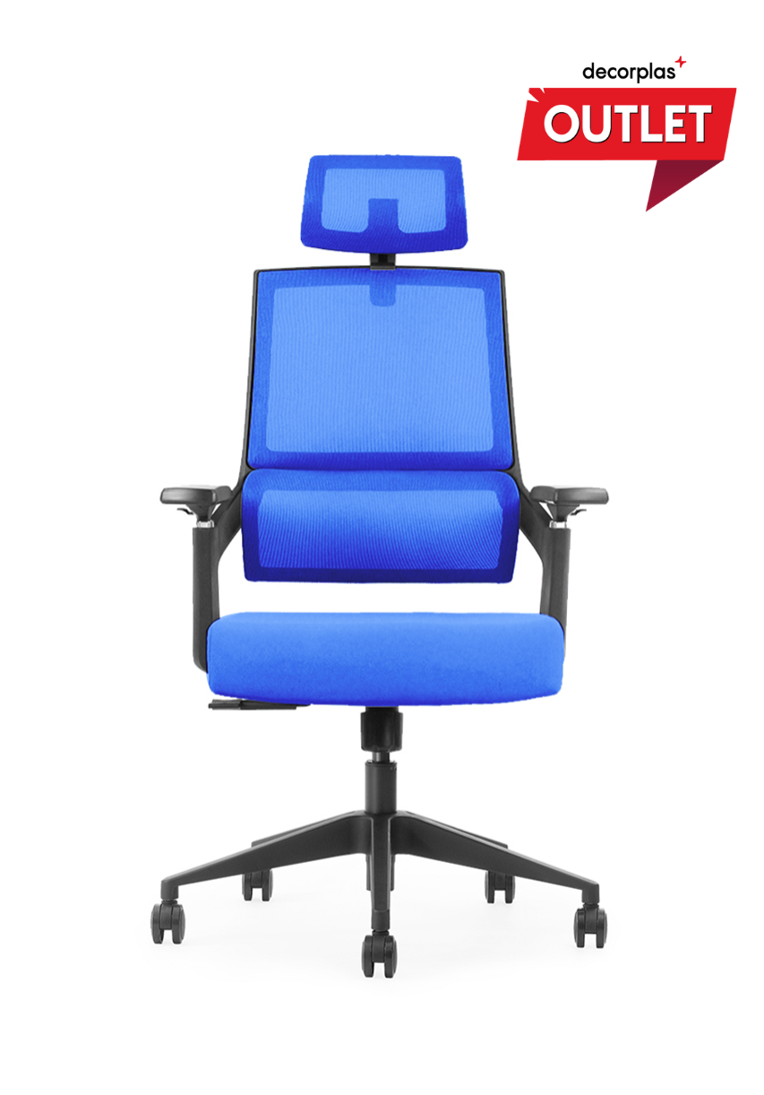 SILLA GIRATORIA ERGONOMICA EJECUTIVA SPARTA COLOR DARK BLUE - PRODUCTO DE EXHIBICIÓN