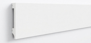 ZÓCALO POLIESTIRENO BLANCO RECTO - POR PIEZA - ALTO 10 CM