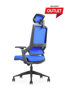 SILLA GIRATORIA ERGONOMICA EJECUTIVA SPARTA COLOR DARK BLUE - PRODUCTO DE EXHIBICIÓN - 4