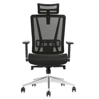 SILLA GIRATORIA ERGONOMICA GERENCIAL TOKIO COLORS BLACK