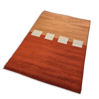 Alfombra decorativa modelo Echo color Anaranjado de 1.40x2.00