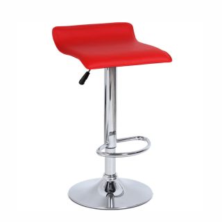 SILLA DE BAR GIRATORIO VALENCIA COLOR ROJO