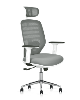 SILLA GIRATORIA ERGONOMICA EJECUTIVA NICOLE H  COLORS GREY