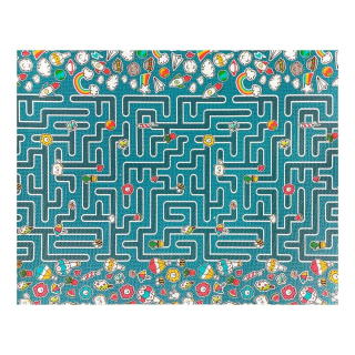 ALFOMBRA NIÑOS BRISA LABERINTO DE 1.30 X 15.00ML