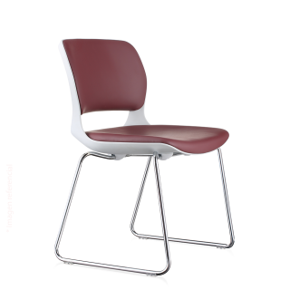 SILLA FIJA ACE COLORS BORGOÑA