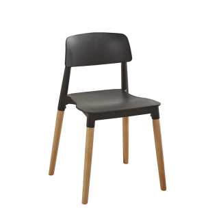 SILLA COMEDOR MILAN COLOR NEGRO