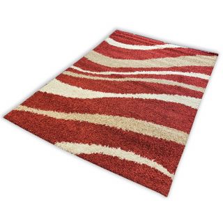 Alfombra decorativa Modelo Patagonia color Lacre / Beige  Medida 1.20x1.70