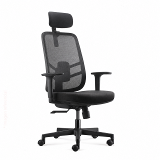 SILLAS GIRATORIA ERGONOMICA GERENCIAL LINK COLOR BLACK