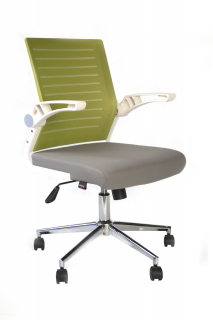 SILLA GIRATORIA OPERATIVO ONIX COLORS VERDE CON BRAZOS REBATIBLES