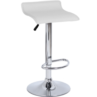 SILLA DE BAR GIRATORIO VALENCIA COLOR BLANCO