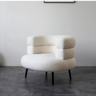 SILLON RAFAELLA TELA BLANCA