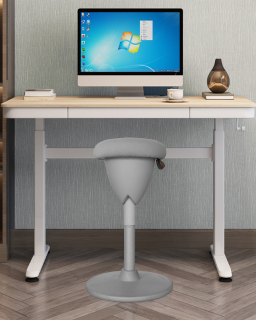 SILLA TABURETE DE TRABAJO JAZZ COLORS DARK GREY