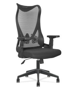 SILLA GIRATORIA ERGONOMICA EJECUTIVA MADRID COLOR NEGRO