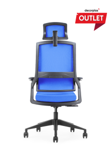 SILLA GIRATORIA ERGONOMICA EJECUTIVA SPARTA COLOR DARK BLUE - PRODUCTO DE EXHIBICIÓN - 5