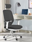 SILLA GIRATORIA ERGONOMICA EJECUTIVA NICOLE H COLOR BLACK