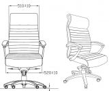 SILLA GIRATORIA ERGONOMICA PRESIDENTE BOSTON COLOR BLACK