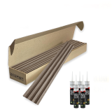 14 WALL PANEL WPC COÑAC(1 CAJA)  + 5 PEGAMENTO