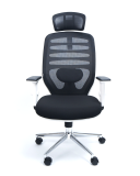 SILLA GIRATORIA ERGONOMICA EJECUTIVA NICOLE H COLOR BLACK