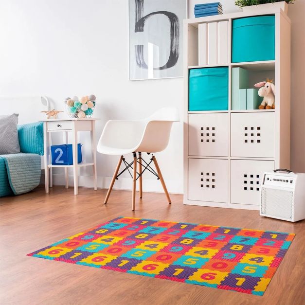 alfombra plastico niños