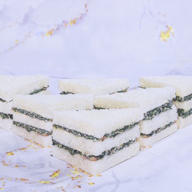 triplecito espinaca ajonjoli tocino y queso crema
