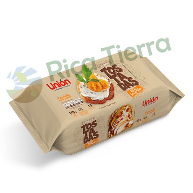 TOSTADAS INTEGRALES X 150G UNION
