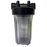 Portafiltro transparente con purga 4.5x10x1