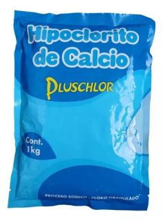 Hipoclorito de Calcio granulado 65-70% ,1 Kg