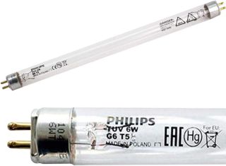 Lámpara germicida Ultravioleta Philips TUV 6 W g6t5 (repuesto)