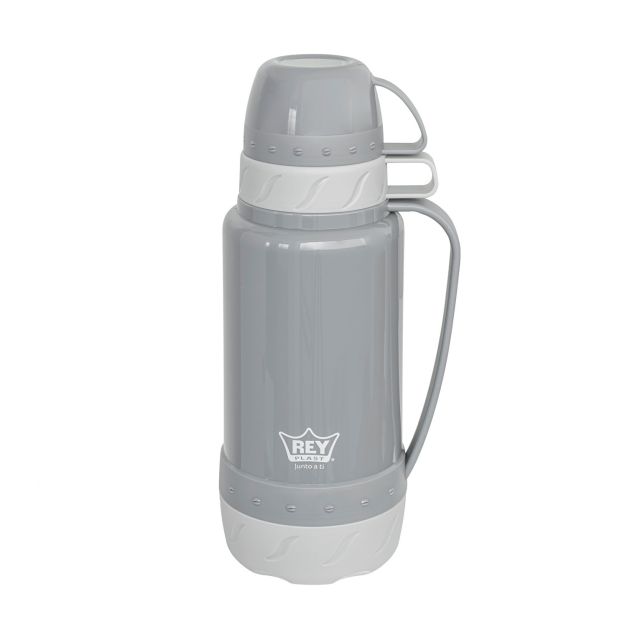 TERMO GOLDEN ROSE 1.6 L REYPLAST - GRIS CLARO CON GRIS OSCURO