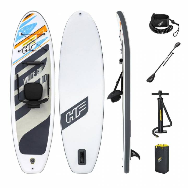 PADDLE 305X84X12CM WHITE CAP CONVERTIBLE - BESTWAY