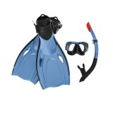 CONJUNTO TUBO Y ALETAS BUCEO 43-48