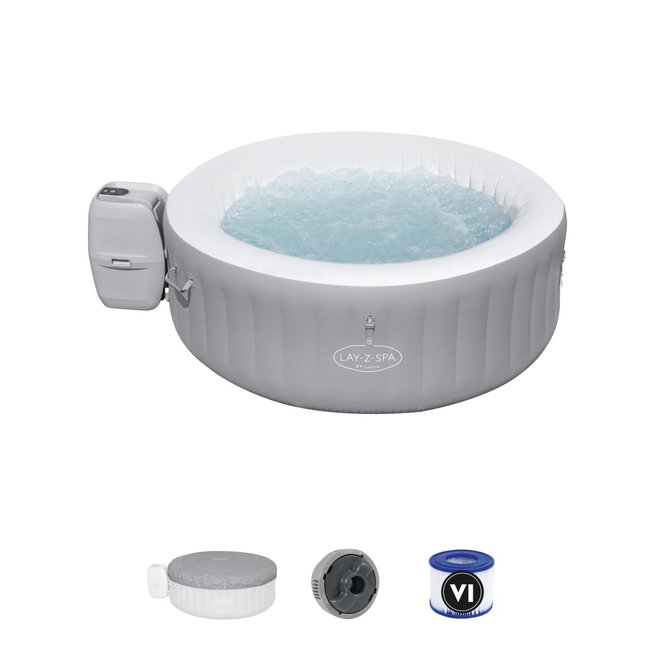 bestwaystore JACUZZI LAYZSPA 1.70M X 66CM ST.LUCIA AIRJET BESTWAY