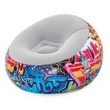 SILLON INFLABLE GRAFITI 112X112X66CM - BESTWAY