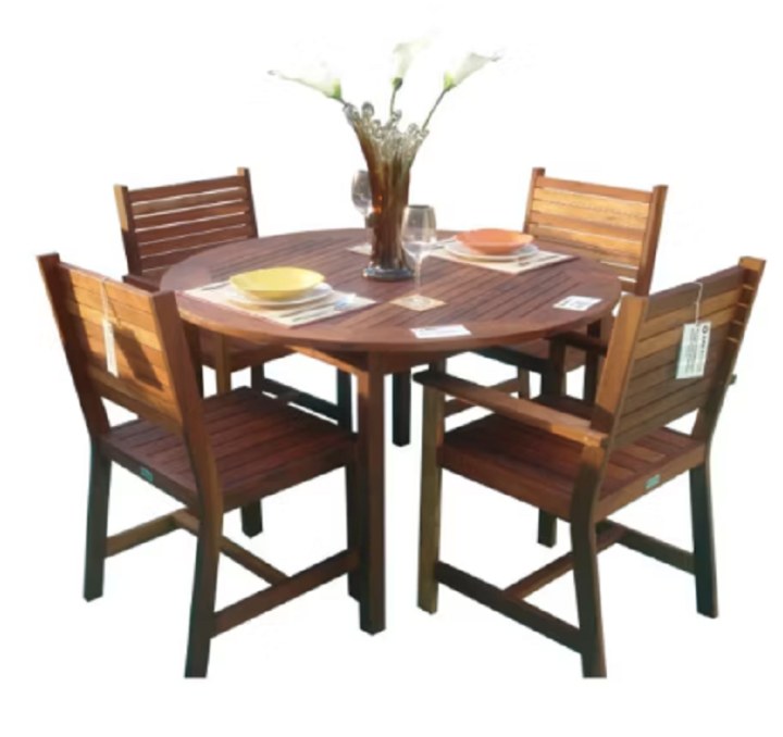MP COMEDOR DE TERRAZA 4 SILLAS JINX