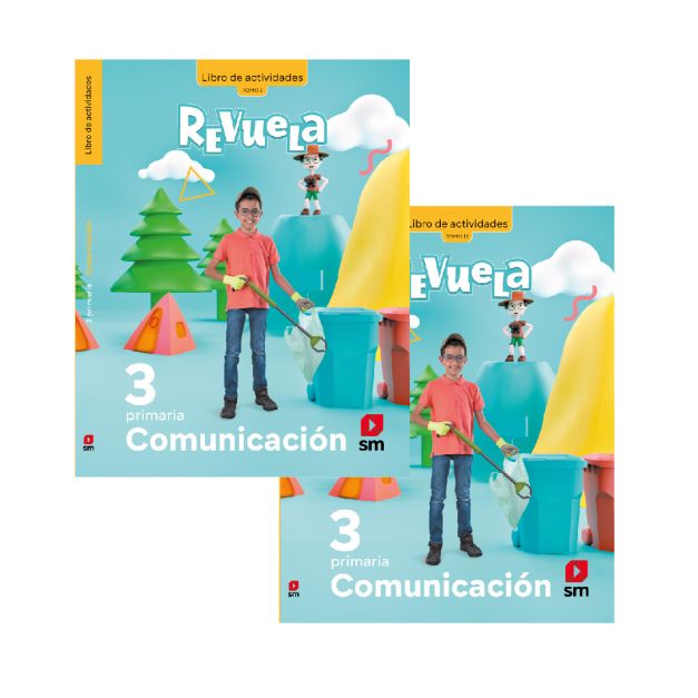 Pack Comunicación Primaria 3 - Revuela Libro de actividades (físico) y texto escolar (digital)