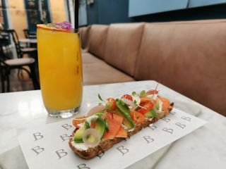 Bruschetta de Trucha Ahumada