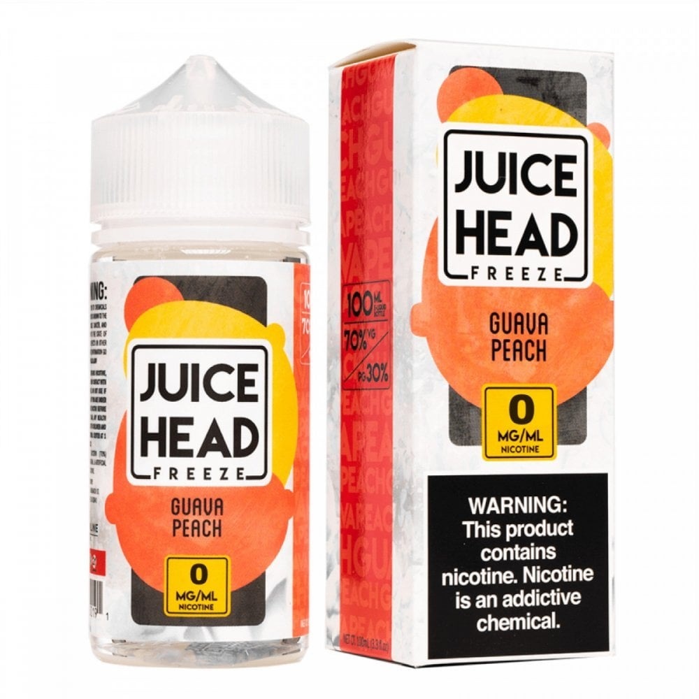Vape Station Eliquid Juice Head FREEZE 100Ml Guava Peach