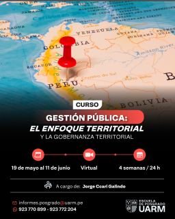 Gestión pública: el enfoque territorial y la gobernanza territorial