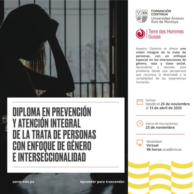 Diploma en Prevención y Atención Integral de la Trata de Personas con Enfoque de Género e Interseccionalidad-cuota345.25