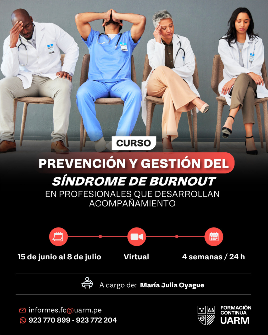 Prevención y gestión del síndrome de Burnout en profesionales que desarrollan acompañamiento